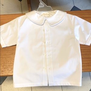 Strasburg white collared shirt